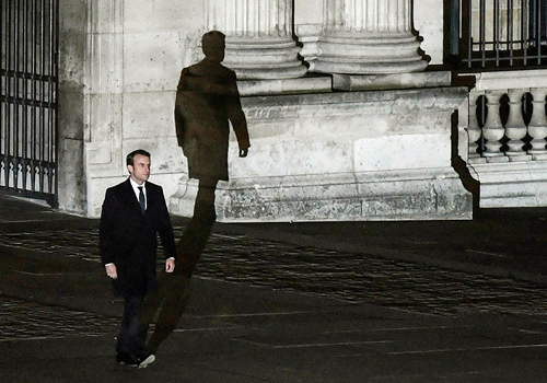  Le Prsident Macron au Louvre 