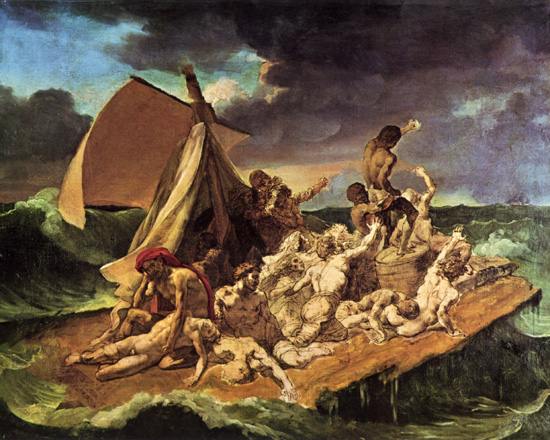  Le Radeau de la Méduse - seconde esquisse - Géricault 