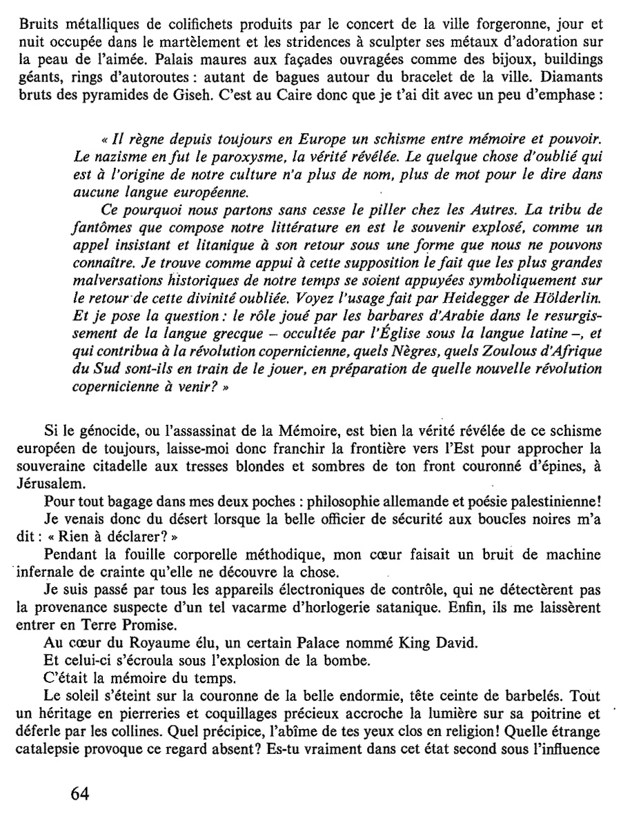  Mémoire du Temps page 64 