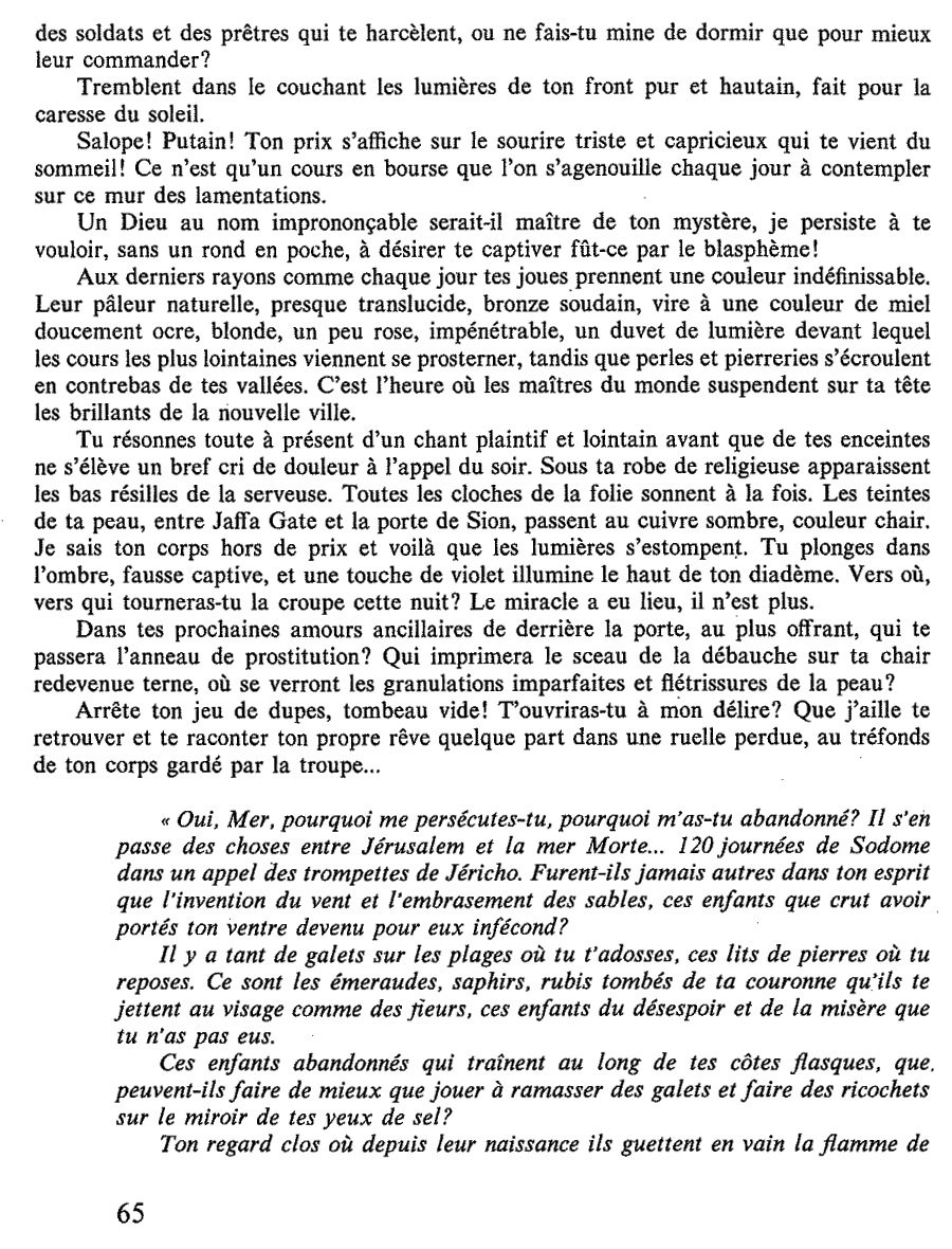  Mémoire du Temps page 65 